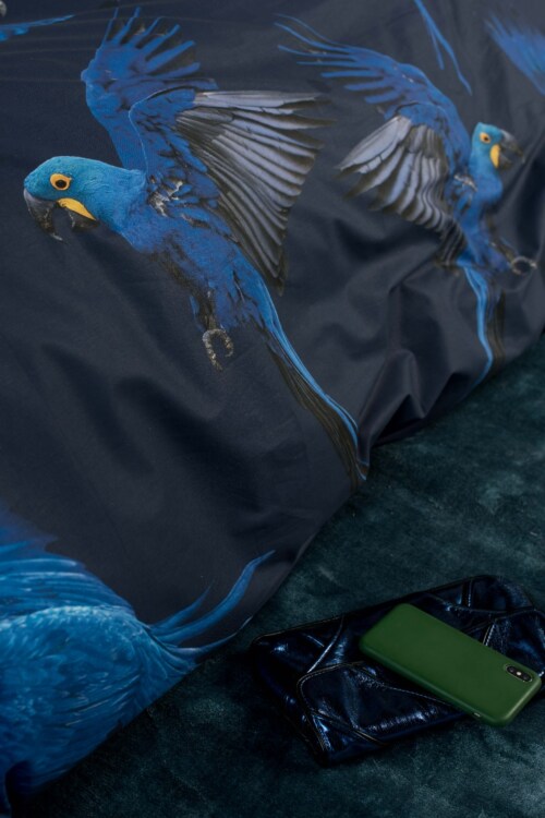 Snurk Blue Parrot dekbedovertrek-140x200/220 cm