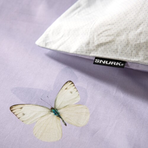 Snurk Butterfly Lilac dekbedovertrek-140x200/220 cm