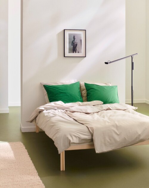 HAY Connect bed-90x200 cm-Warm Grey